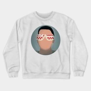 Elevens pizza blocker glasses - Stranger things Crewneck Sweatshirt